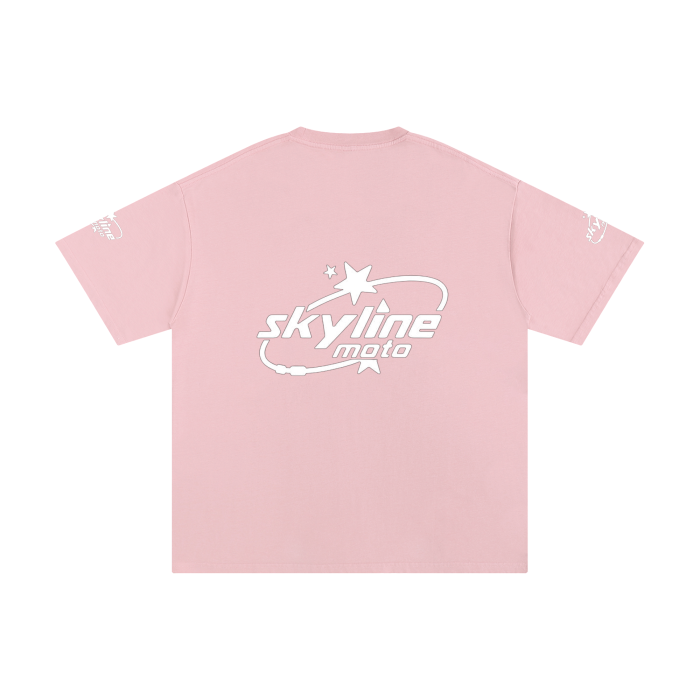 Pink Skylinemoto T-shirt